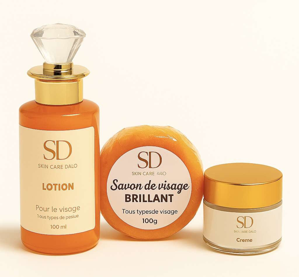 Kit Visage Réparateur teint caramel brillance