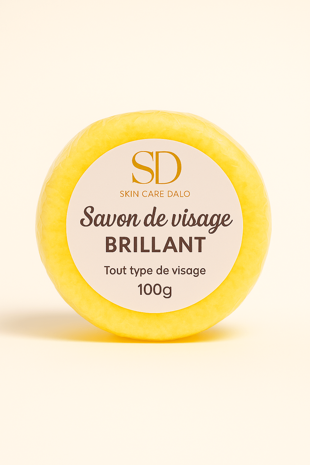 Savon de visage teint caramel Brillance