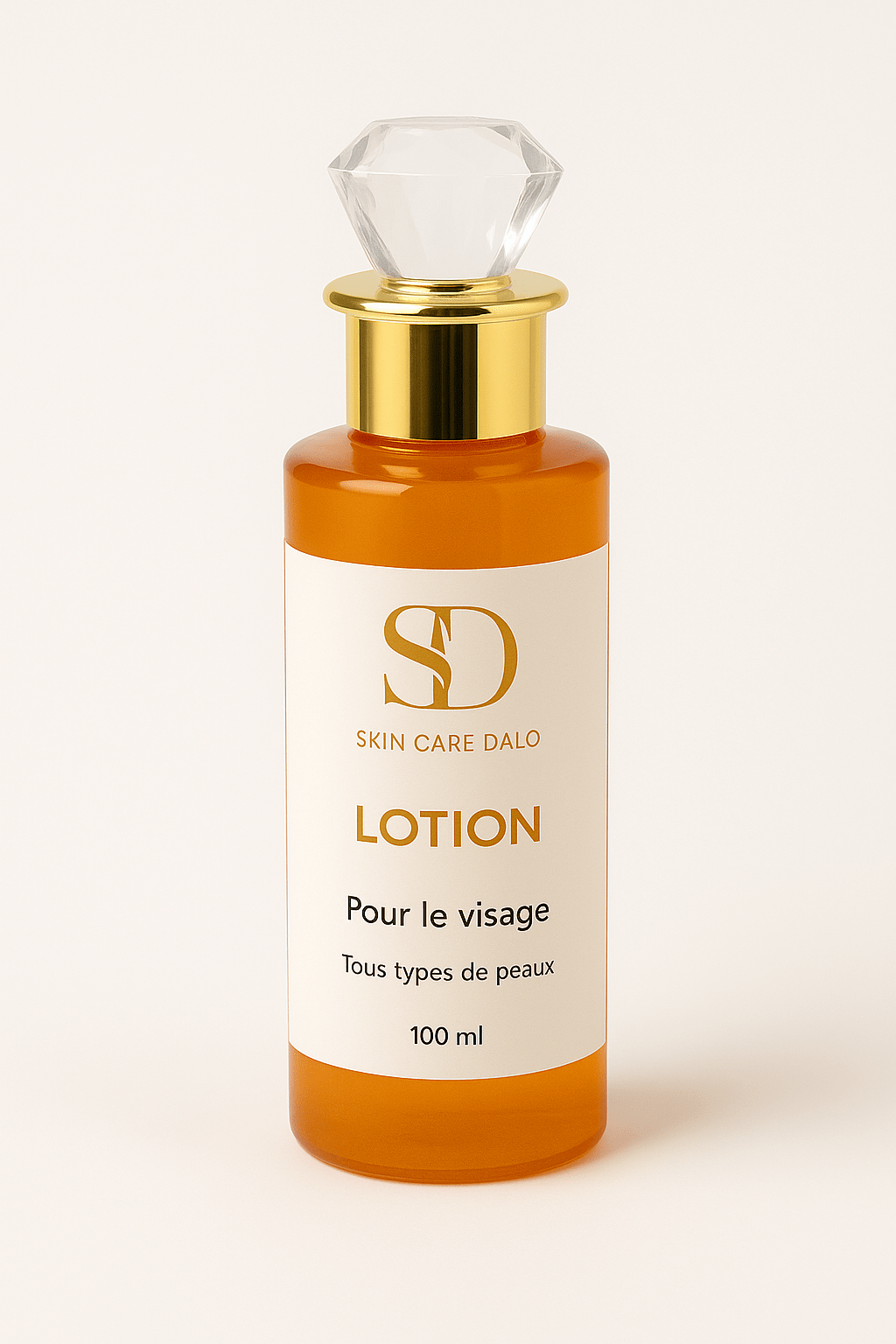 Lotion de visage teint caramel Brillance