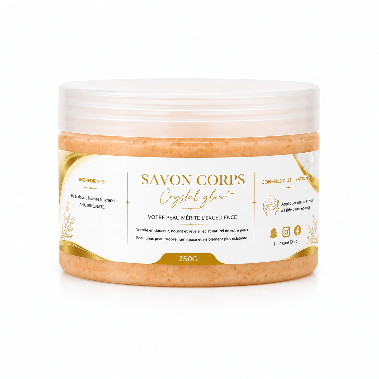 Savon Corps Crystal Glow