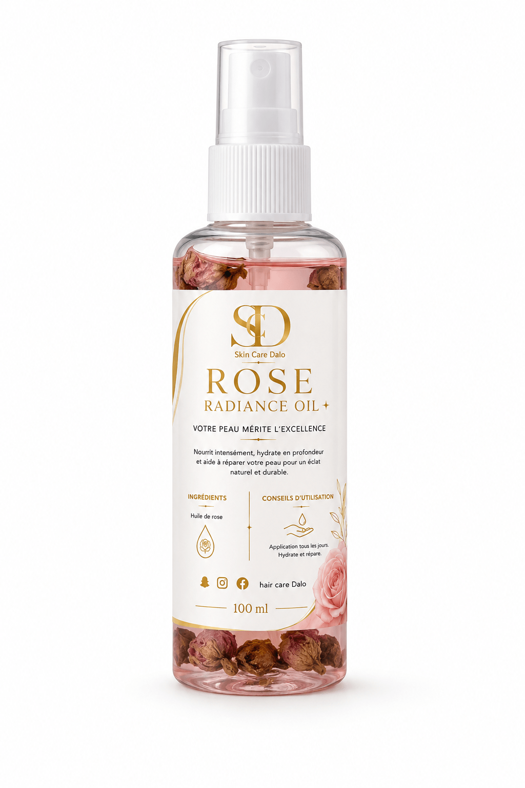 Rose Radiance Oil – Huile Parfumée Corps