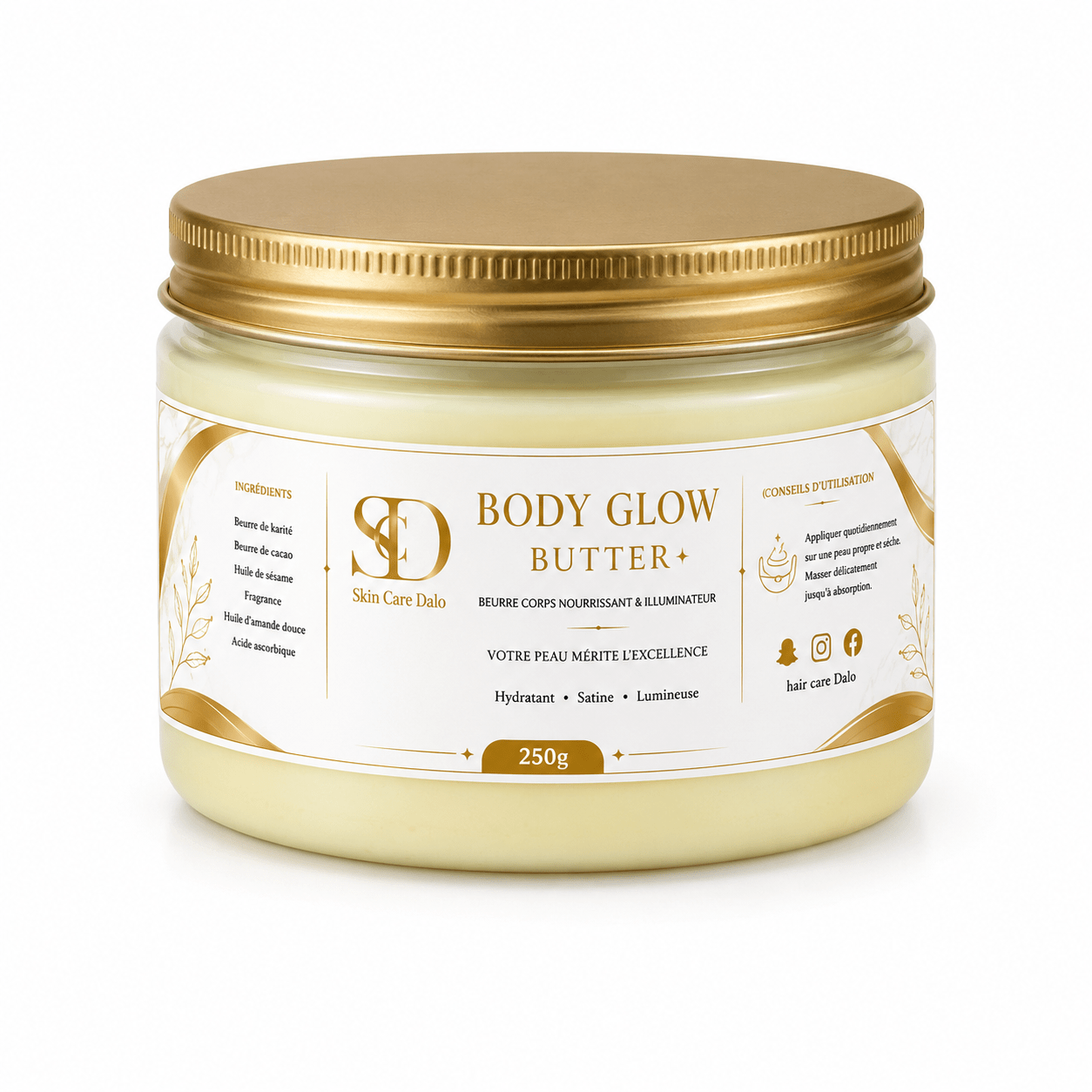 Body Glow Butter – Beurre Corps Nourrissant & Illuminateur