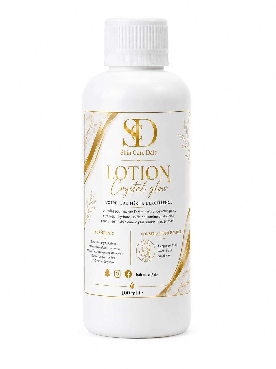 Lotion de visage Crystal glow